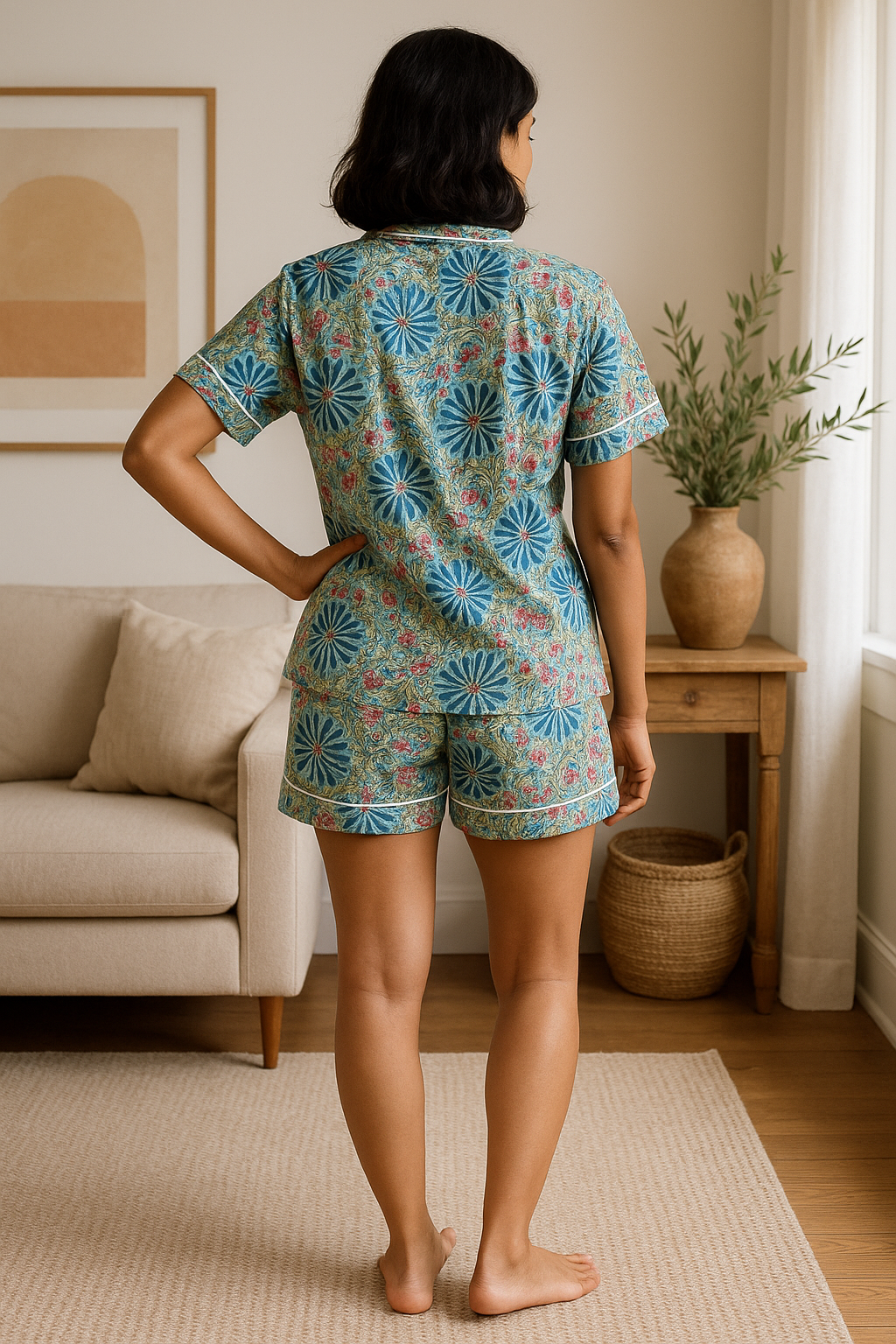 Blue Jaipur Bloom Set